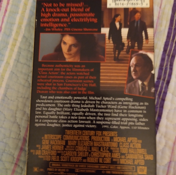 6/$15 Class Action 1991 ‧ Drama/Trial drama ‧ 1h 50m VHR tape - Picture 3 of 4